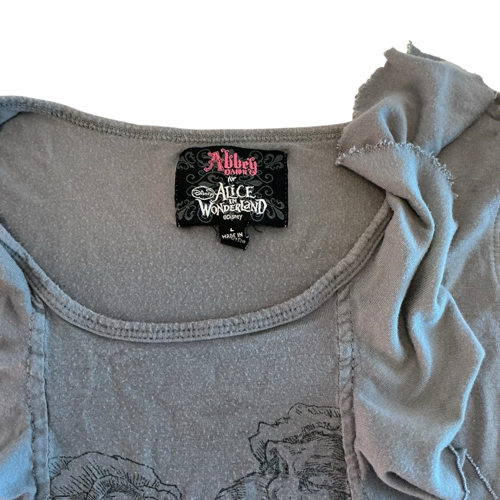 Avril Lavigne Abbey DAWN Shirt L Alice in Wonderland At Least We Have Each Other - Picture 4 of 6